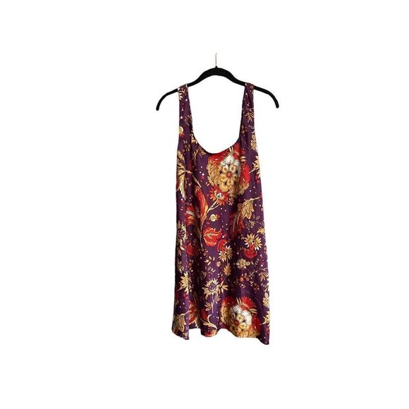 Natori purple, paisley, print adjustable strap, Nightgown size medium - Picture 2 of 5